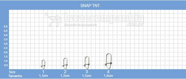 Snap TNT Fishing - 8 unidades