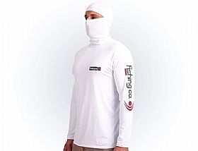 Camiseta Masculina Fishing Co Ninja Ref. 1089 - Branco UFP50+