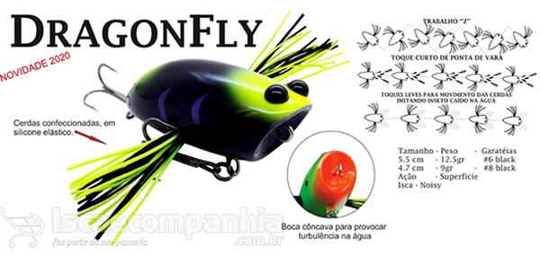 Isca OCL Dragonfly - 5,5cm 12,5gr