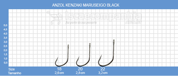 Anzol Kenzaki Maruseigo Black