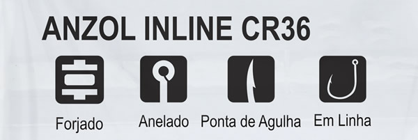 Anzol Crown Inline CR36 - C/10UN
