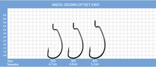 Anzol Crown Offset EWG - C/05UN