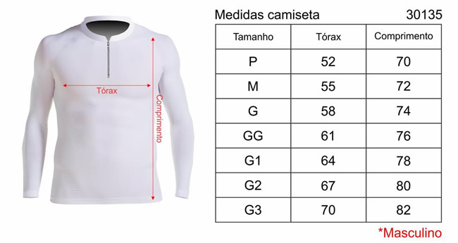 Camiseta Poliamida Isca e Companhia Branca - Sem Capuz e Com Luvinha FPS 50+
