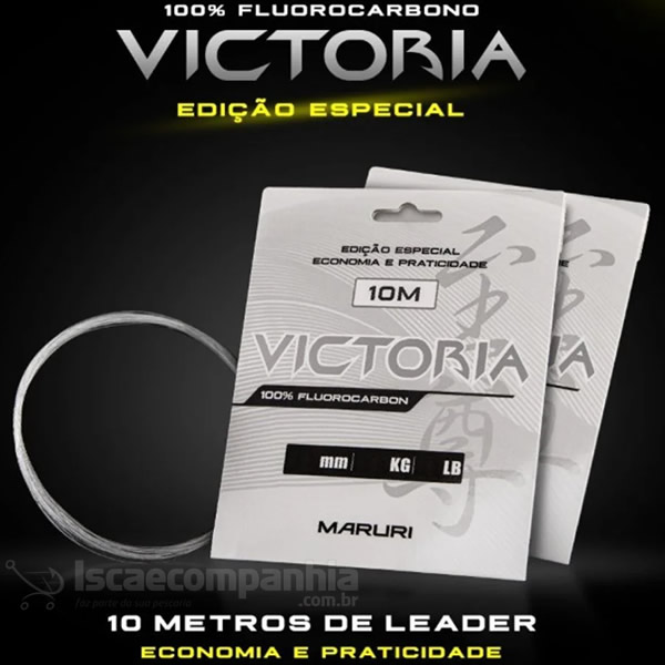 Linha Mono Flourocarbon Maruri Victoria - 0,50mm 29,7Lb 10m