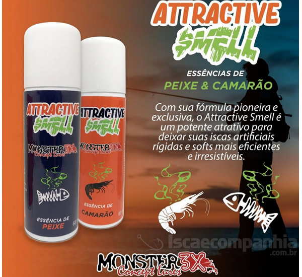 Essncia Monster M3X Attractive Smell - Aroma de Peixe e Camaro