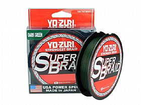 Linha Multifilamento Yo-Zuri Super Braid 30Lbs 0,28mm 135m - Dark Green